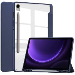 Чохол-книжка для планшета BeCover Soft Edge з кріпленням для стилусу для Samsung Galaxy Tab S10 FE (SM-X520/SM-X526) 10.9 Deep Blue (713301)