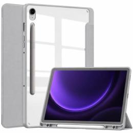 Чохол-книжка для планшета BeCover Soft Edge з кріпленням для стилусу для Samsung Galaxy Tab S10 FE (SM-X520/SM-X526) 10.9 Gray (715770)
