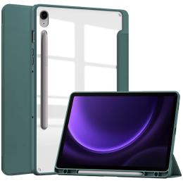 Чохол-книжка для планшета BeCover Soft Edge з кріпленням для стилусу для Samsung Galaxy Tab S10 Lite SM-X400/406 10.9 Dark Green (715764)