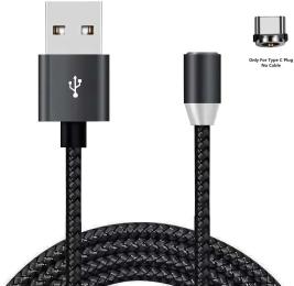 Дата-кабель XoKo Magneto SC-355a 1.2m USB(тато) - USB Type C(тато) Black