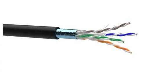 Вита пара Ritar FTP-cat.6 (4*2*0.54) White (CU), для нар. работ, 305м, Corton BOX, Q2