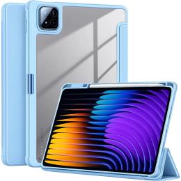 Чохол-книжка для планшета BeCover Soft Edge TPU з кріпленням для стилусу для Xiaomi Pad 8/8 Pro 11.2 Light Blue (715551)
