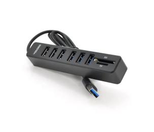 USB-хаб VEGGIEG V-C306 Black 8 in 1