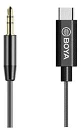 Перехідник BOYA BY-K2 (196758) USB Type C (тато) - 3.5mm mini jack (тато)