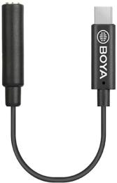 Перехідник BOYA BY-K4 (196760) USB Type C (тато) - 3.5mm mini jack (мама)