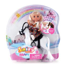 Ігровий набір Bambi Лялька з конячкою White (DEFA 8410)