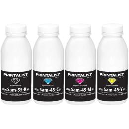 Принтерний тонер Printalist Samsung CLX-2160N набір 4 кольори B/C/M/Y Sam-CLP300-SET-PL