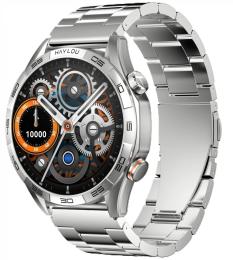 Смарт-годинник Haylou Solar 5 (LS20) Silver (Silicone + Stainless steel strap)