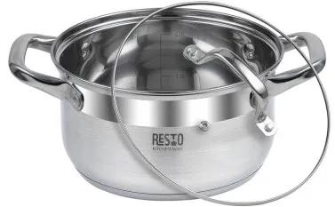Каструля Resto Libra 92002r Steel з кришкою, 2.6 л