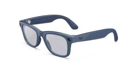 Смартокуляри Ray-Ban Meta Wayfarer Gen2 Standard Shiny Cosmic Blue Frame / Clear to Sapphire Transitions Lenses (RW4012 6628MF 50-22)