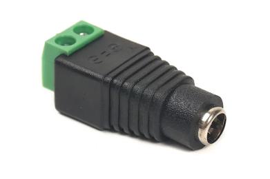 Розєм живлення для камер відеоспостереження PowerPlant DC 2.1 * 5.5 мм 10 шт.