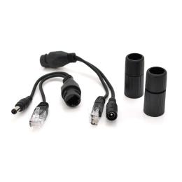 POE інжектор Voltronic 802.3at (30Вт) з портами Ethernet 10 / 100Mbps, 12V Black тех упаковка