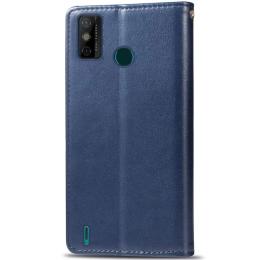 Чохол-книжка GETMAN Gallant PU для Tecno Spark 6 Go Blue