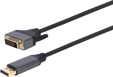 Відео-кабель Cablexpert CC-DPM-DVIM-4K-6 DisplayPort(тато)DVI(тато)