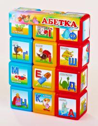 Ігрові кубики MToys Абетка 06042 12 шт