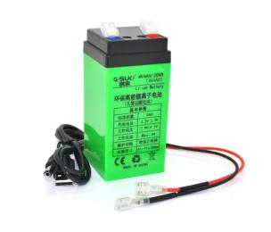 Акумулятор для ДБЖ QiSuo 4V 4A (47X47X100) літієва з елементами Li-ion 18650