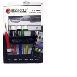Набір інструментів Baku BK-6500 Викрутки: T1,5, T3, T5, T6, мерс1.5, хрест1.7, Пінцети