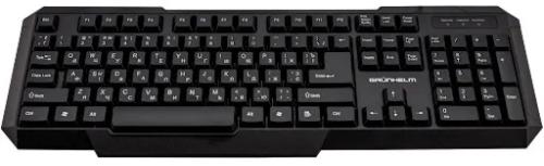 Клавіатура Grunhelm KB-103WD Black (дротова)