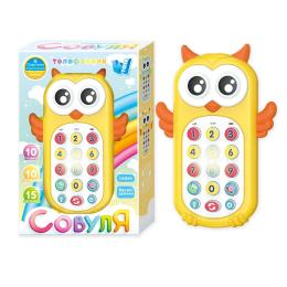Інтерактивна іграшка Wtoys Телефон Совуля Yellow (40054) (296860)