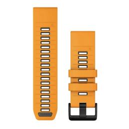 Ремінець для смарт-годинника Garmin Fenix 8 QuickFit 26 мм Spark Orange Graphite (010-13393-01)