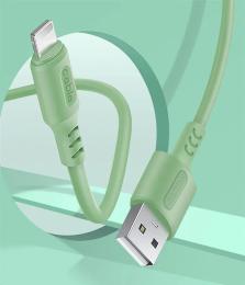 Дата-кабель ColorWay CW-CBUL042-GR 1m USB (тато) - Lightning (тато) Green