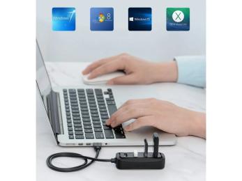 USB-хаб Vention VAS-J43-B015 Black