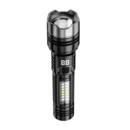 Ліхтарик XO YH20 Telescopic Zoom Red and Blue Strobe Light Black