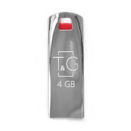 Флеш память T&amp;G 115 Stylish series Chrome TG115-4G Silver 04 GB