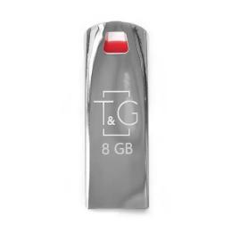Флеш память T&amp;G 115 Stylish series Chrome TG115-8G Silver 08 GB