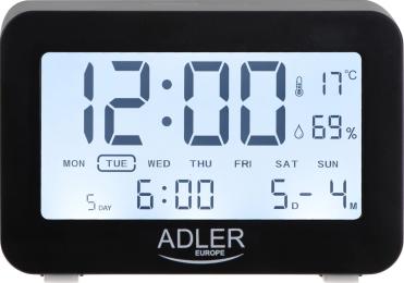 Настільний годинник Adler AD 1196 Black