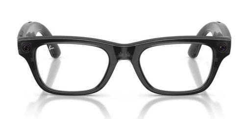 Смартокуляри Ray-Ban Meta Blayzer Optics Gen 2 Transparent Black Frame with Demo Lens (RW7001 8526 54-19)