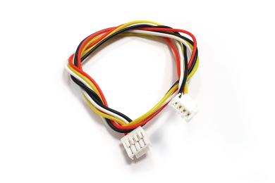 Кабель силіконовий QianJia Micro JST GH F 4 pin - Micro JST GH F 4 pin 30AWG, 200 мм