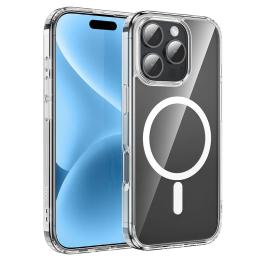 Чохол-накладка Hoco Magnetic Matte Case для iPhone 16 Pro Max Transparent White