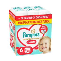 Підгузки Pampers Premium Care Pants Розмір 6 (13-19 кг) 96 шт (8006530315814)
