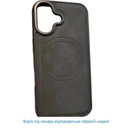 Чохол-накладка Infinity Magnetic Leather Side Case для iPhone 16 Pro Black