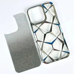 Чохол-накладка Infinity Diamond Cube для iPhone 16 Silver