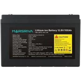Акумулятор для ДБЖ Marsriva 12.8V 100Ah 1.28kWh Black (MR-LBP12-100-LAR)