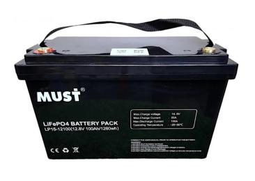Акумулятор для ДБЖ MUST LP15-12100 Gray