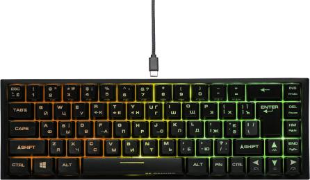 Клавіатура 2E KG360 Black RGB Wireless (ENG/UKR/RU)