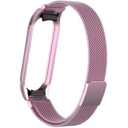 Ремінець для фітнес-браслету EpiK Milanese Loop Design для Xiaomi Mi Band 3/4 Rose Pink (00000032590_8)