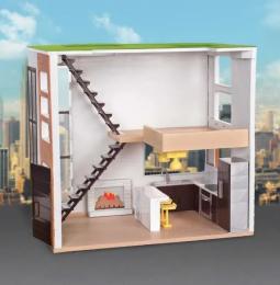 Дитячий будиночок для ляльки LORI LO37014Z пластик