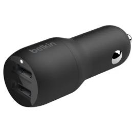 Автомобільний адаптер для телефона Belkin CCE001BT1MBK Black (Car Charger 24W Dual USB-A, USB-A - USB-C, 1m,)