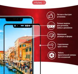 Захисне скло Intaleo Full Glue для Vivo Y30 Black