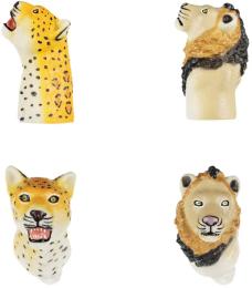 Ігровий набір Same Toy Пальчиковий театр Леопард і Лев X241Ut-1 2 шт.