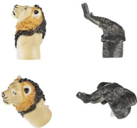 Ігровий набір Same Toy Пальчиковий театр Лев і Слон X241Ut-2 2 шт.