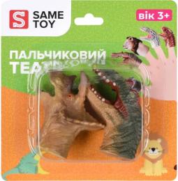 Ігровий набір Same Toy Пальчиковий театр Спінозавр і Трицератопс X236Ut-4 2 шт.