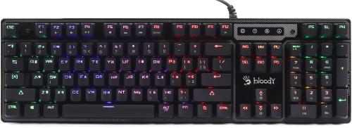 Клавіатура Bloody B750N Black (4711421966191) USB (ENG/UKR/RU)