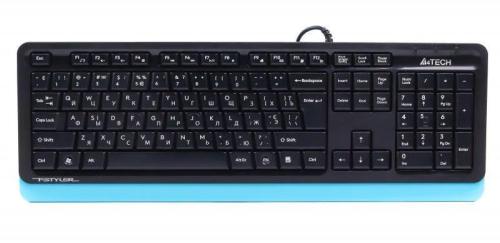 Клавіатура A4Tech Fstyler FKS10 Black Blue USB (ENG/UKR/RU)