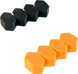 Органайзер для кабелю Extradigital Cable Clips CC-963 2 шт. Black/Orange (KBC1804) Black Orange