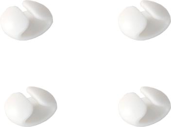 Органайзер для кабелю Extradigital Cable Clips CC-969 White 3 шт. (KBC1809)